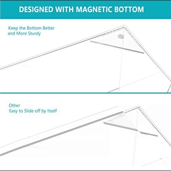 HBlife Clear Acrylic Square Facial Tissue Dispenser Box Cover - Picture 4 of 8